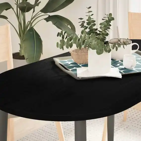 Bezpieczna płatność Blat do stołu, brązowy, 120x60x2 cm, lite drewno dębowe, owalny Lumarko! - Hurtownia wielobranżowa Lumarko